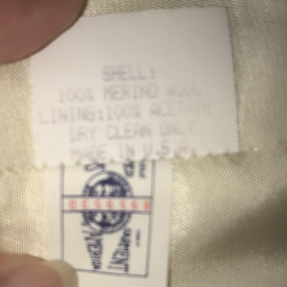 KRISTEN BLAKE Wool merino vintage open front blazer/coat dolma sleeve size S - Picture 5 of 13